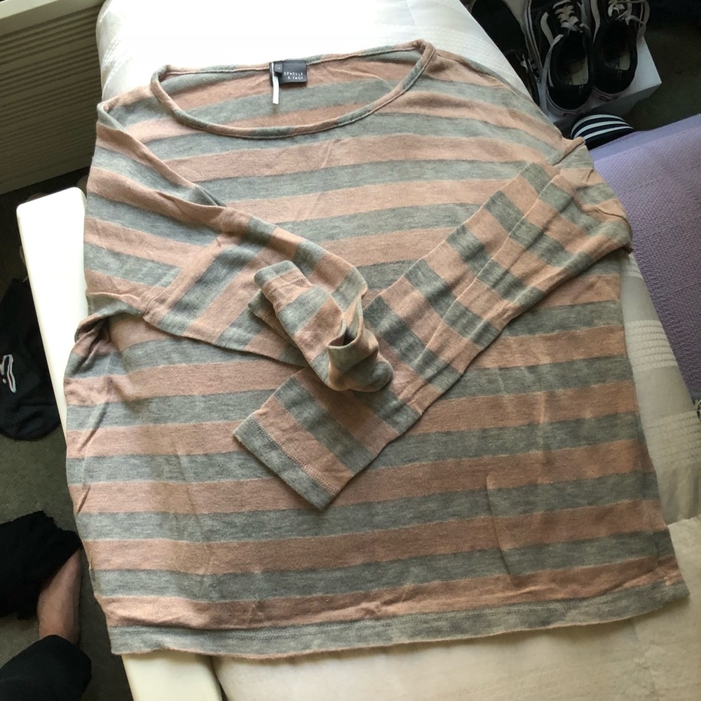 UO CROPPED STRIPED SHIRT
